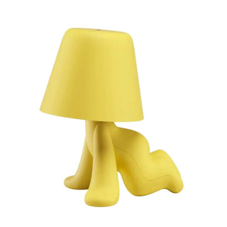 Qeeboo Sweet Brothers portable LED table lamp Qeeboo Yellow Ron - Buy now on ShopDecor - Discover the best products by QEEBOO design
