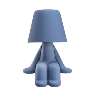 Qeeboo Sweet Brothers portable LED table lamp Qeeboo Light blue Sam - Buy now on ShopDecor - Discover the best products by QEEBOO design