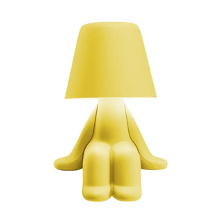Qeeboo Sweet Brothers portable LED table lamp Qeeboo Yellow Sam - Buy now on ShopDecor - Discover the best products by QEEBOO design