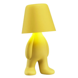 Qeeboo Sweet Brothers portable LED table lamp Qeeboo Yellow Tom - Buy now on ShopDecor - Discover the best products by QEEBOO design