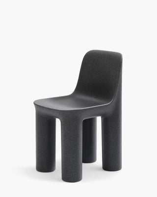 Qeeboo Tata chair in recyclable polyethylene Qeeboo Black Mix - Buy now on ShopDecor - Discover the best products by QEEBOO design