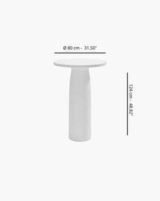 Qeeboo Toto table with integrated HPL top - Buy now on ShopDecor - Discover the best products by QEEBOO design