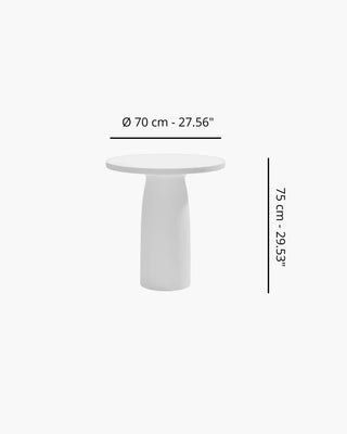 Qeeboo Toto table with integrated HPL top - Buy now on ShopDecor - Discover the best products by QEEBOO design