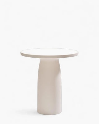 Qeeboo Toto table with integrated HPL top Qeeboo Warm White 75 cm. - 29.53 in. - Buy now on ShopDecor - Discover the best products by QEEBOO design