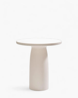 Qeeboo Toto table with integrated HPL top Qeeboo Warm White 75 cm. - 29.53 in. - Buy now on ShopDecor - Discover the best products by QEEBOO design