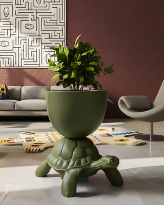 Qeeboo Turtle Carry Planter And Champagne Cooler vase/refroidisseur à champagne