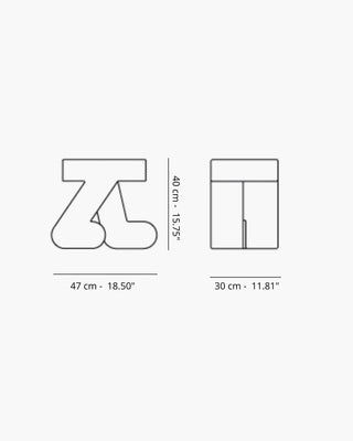 Qeeboo Walking Table low table - Buy now on ShopDecor - Discover the best products by QEEBOO design