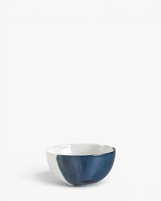 Raynaud Abysses bowl in Limoges porcelain with blue decoration