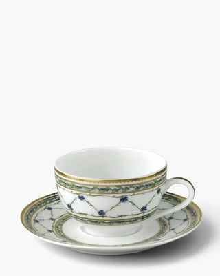 Raynaud Allée du Roy tea cup with saucer in Limoges porcelain