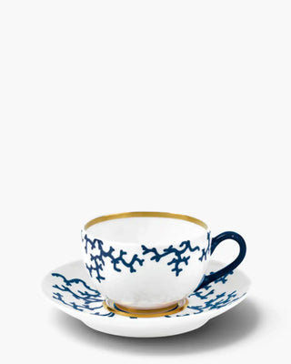 Raynaud Cristobal tea cup with saucer in Limoges porcelain