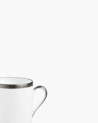 Raynaud Fontainebleau coffee cup with saucer in Limoges porcelain