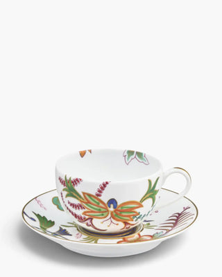 Raynaud Imari tea cup with saucer in Limoges porcelain