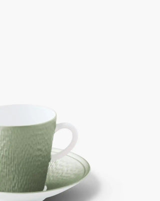 Raynaud Minéral coffee cup with saucer in Limoges porcelain with coloured decoration
