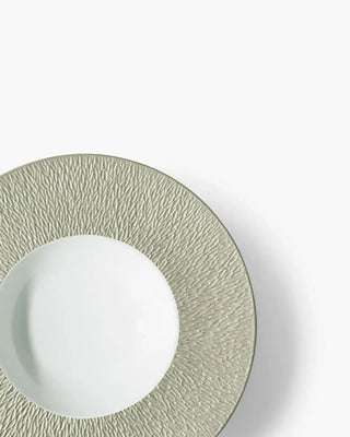 Raynaud Minéral deep plate in Limoges porcelain with coloured decoration