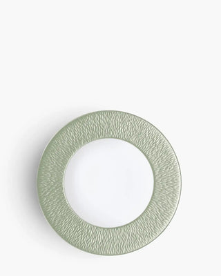 Raynaud Minéral coupe dinner plate in Limoges porcelain with coloured decoration