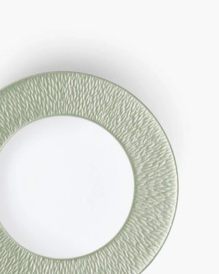 Raynaud Minéral coupe dinner plate in Limoges porcelain with coloured decoration
