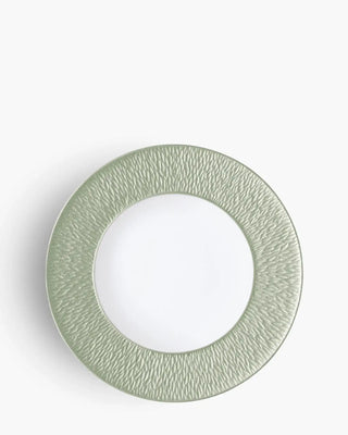 Raynaud Minéral coupe dinner plate in Limoges porcelain with coloured decoration