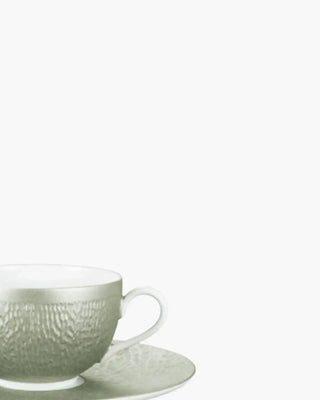 Raynaud Minéral tea cup with saucer in Limoges porcelain with coloured decoration