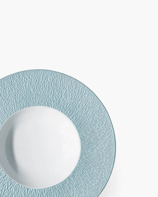 Raynaud Minéral deep plate in Limoges porcelain with coloured decoration