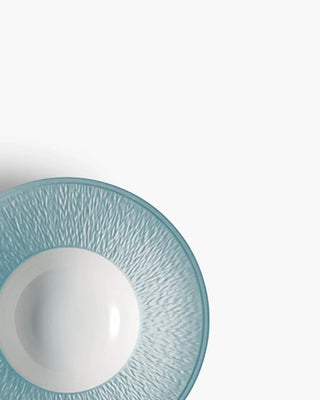 Raynaud Minéral deep plate in Limoges porcelain with coloured decoration