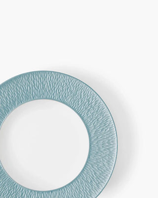 Raynaud Minéral coupe dinner plate in Limoges porcelain with coloured decoration