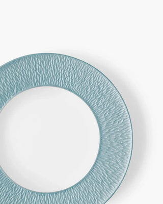 Raynaud Minéral coupe dinner plate in Limoges porcelain with coloured decoration