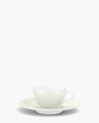 Raynaud Minéral coffee cup with saucer in Limoges porcelain with coloured decoration