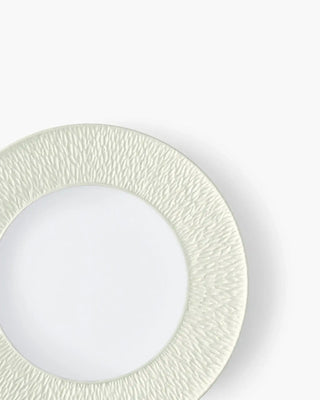 Raynaud Minéral coupe dinner plate in Limoges porcelain with coloured decoration