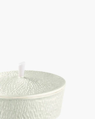 Raynaud Minéral sugar bowl in Limoges porcelain with coloured decoration