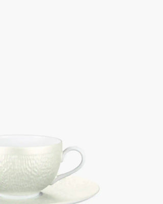 Raynaud Minéral tea cup with saucer in Limoges porcelain with coloured decoration