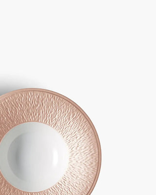Raynaud Minéral deep plate in Limoges porcelain with coloured decoration