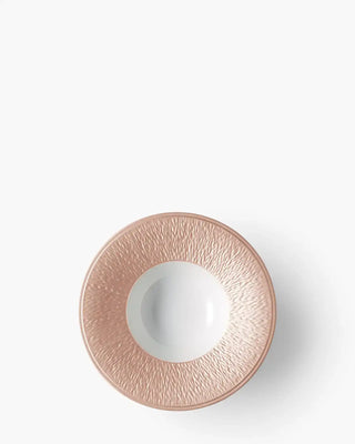 Raynaud Minéral deep plate in Limoges porcelain with coloured decoration