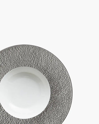 Raynaud Minéral deep plate in Limoges porcelain with coloured decoration