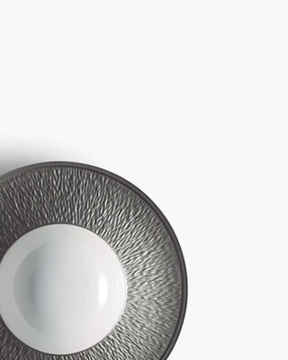 Raynaud Minéral deep plate in Limoges porcelain with coloured decoration