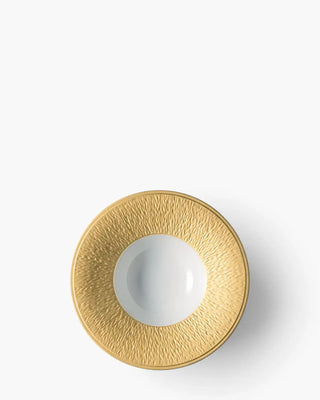 Raynaud Minéral deep plate in Limoges porcelain with coloured decoration