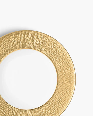 Raynaud Minéral coupe dinner plate in Limoges porcelain with coloured decoration