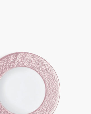 Raynaud Minéral coupe dinner plate in Limoges porcelain with coloured decoration
