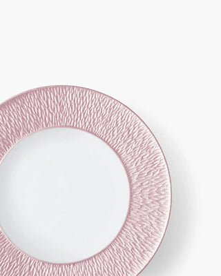 Raynaud Minéral coupe dinner plate in Limoges porcelain with coloured decoration