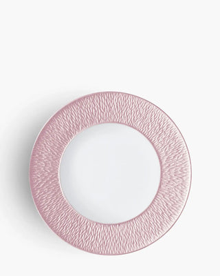 Raynaud Minéral coupe dinner plate in Limoges porcelain with coloured decoration