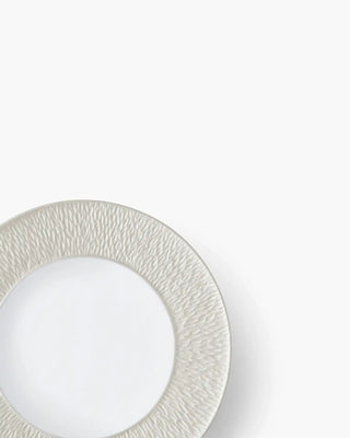 Raynaud Minéral coupe dinner plate in Limoges porcelain with coloured decoration