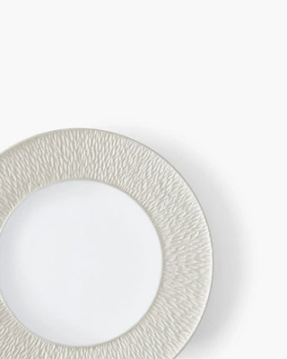 Raynaud Minéral coupe dinner plate in Limoges porcelain with coloured decoration