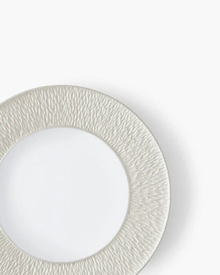 Raynaud Minéral coupe dinner plate in Limoges porcelain with coloured decoration