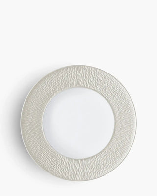 Raynaud Minéral coupe dinner plate in Limoges porcelain with coloured decoration