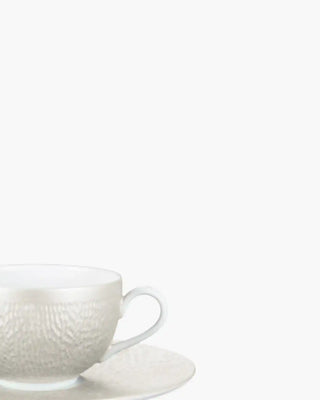 Raynaud Minéral tea cup with saucer in Limoges porcelain with coloured decoration