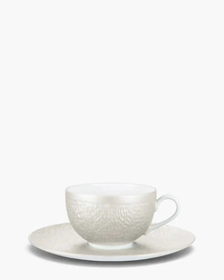 Raynaud Minéral tea cup with saucer in Limoges porcelain with coloured decoration