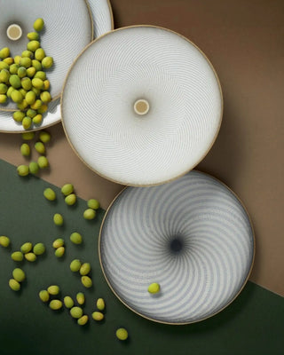Raynaud Oskar coupe dessert plate in Limoges porcelain