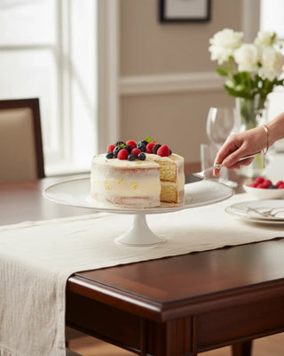 Raynaud Oskar petit four stand in Limoges porcelain