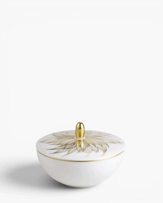 Raynaud Phénix sugar bowl in Limoges porcelain with gold decoration