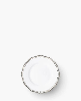 Raynaud Polka rim dinner plate in Limoges porcelain