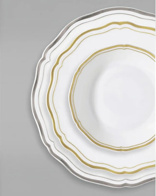 Raynaud Polka deep plate in Limoges porcelain